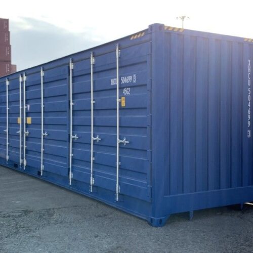 40-Fuß-Seecontainer mit seitlicher Öffnung